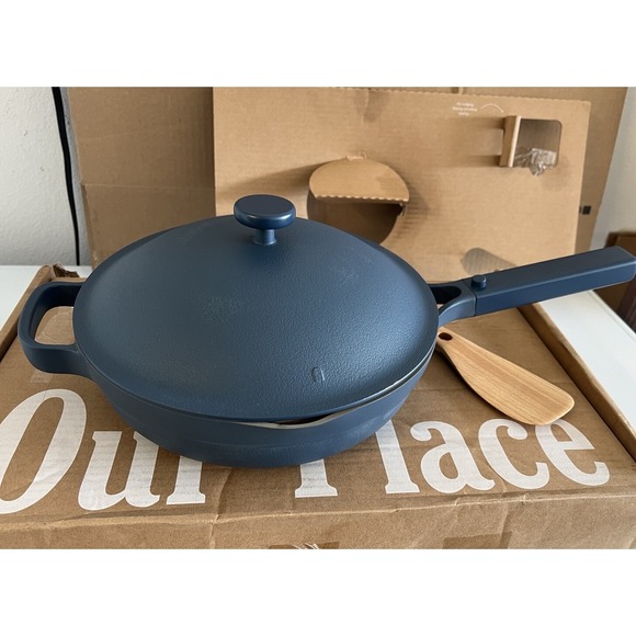 Our Place Other - Our Place 10.5-Inch Ceramic Nonstick Skillet Pan, Toxin-Free Blue Salt New